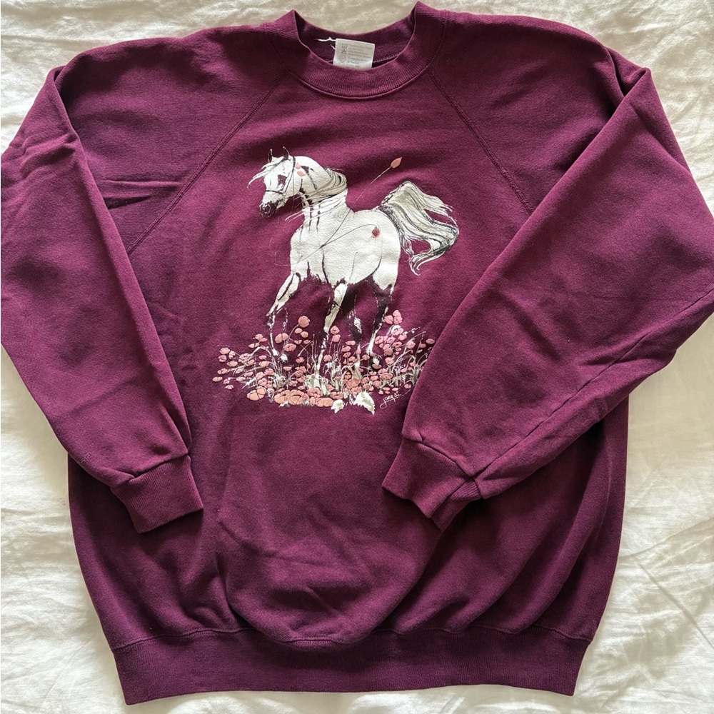 Vintage Horse Hanes Crewneck